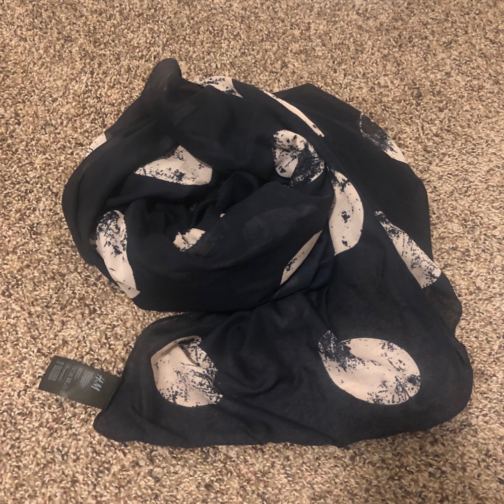 Navy Blue H&M Scarf